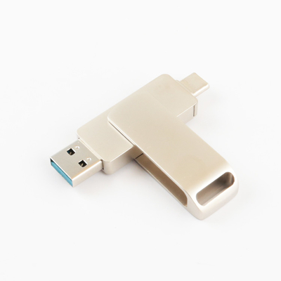 Тип 256GB 128GB привода 2,0 и 3,0 USB металла извива c внезапное высокоскоростное