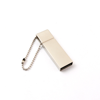 Silver Matt Body Metal USB Pen Drive 2.0 64GB 128GB 20MB/S Лазерный логотип на заказ