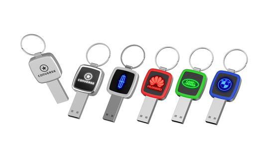 Когда чтение света СИД будет сияющая ручка 32GB 64GB 128GB USB Кристл