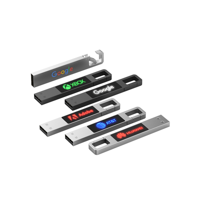 Привод 16G 32G 64G 128G 2,0 USB света СИД праздничного подарка внезапный
