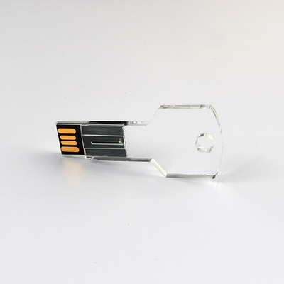 Привод 128GB Usb прозрачного ясного акрилового ключа внезапный соответствует стандарт США