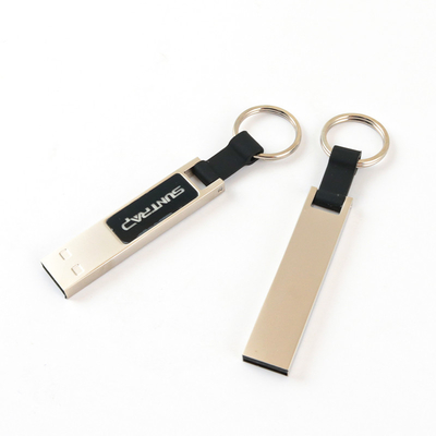 Металлический светодиодный индикатор USB Flash Drive блестит при чтении на компьютере USB 2.0 Fast