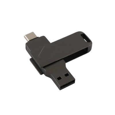 Тип c и Usb оба гаван быстрый цвет черноты оружия тела металла ручки памяти