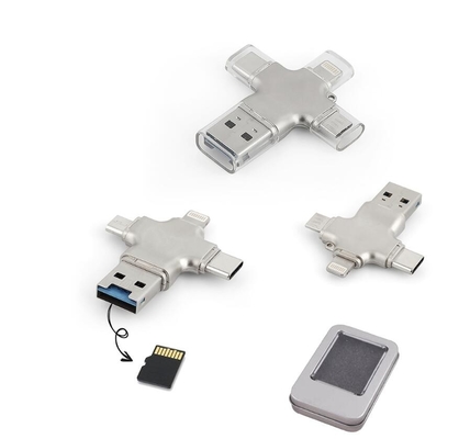 4 в одном типе вспышке USB C OTG управляет 2,0 3,0 30MB/S для телефона Android
