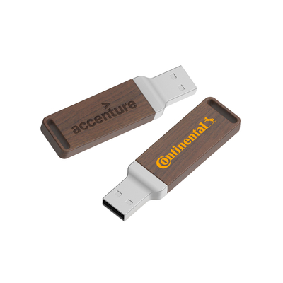 Естественное дерево USB логотип деревянный карандаш с печатью или рельеф для вашего бизнеса