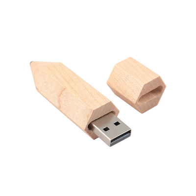 Клевовая ручка в форме USB-накопителя Custom Logo Print or Embossing