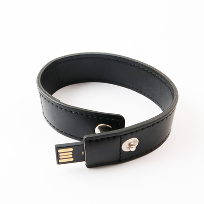 Кожаный браслет USB флэш-накопитель 20 МБ/с Скорость чтения с поддержкой пользовательского логотипа