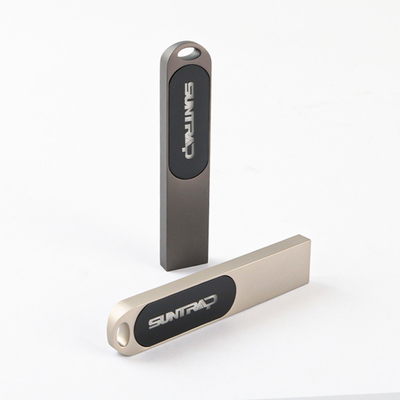 Поддержка пароля Кристальная USB-накопитель с светодиодным светом блестящий при работе