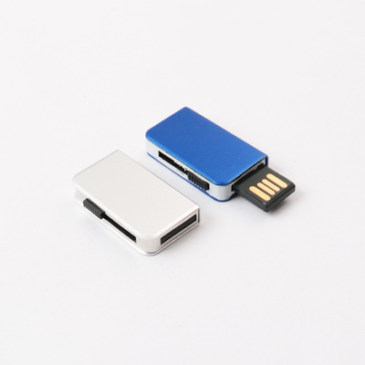 Специализированный серебряный металлический флеш-накопитель USB Toshiba Flash Chips Inside