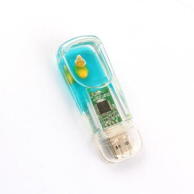 Пластмассовый USB-накопитель Внутри Вставьте жидкий USB-флэш-накопитель