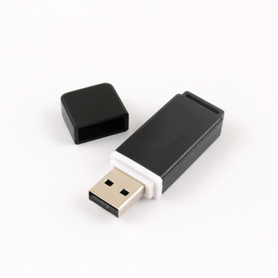 Настраиваемая черно-белая резиновая масляная USB-накопитель для подарков и розничной торговли