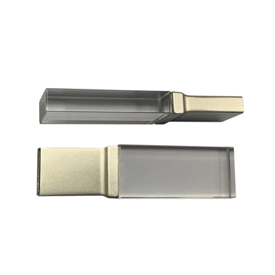 MINI UDP Flash USB Stick 2.0 Прозрачный акриловый с выгравированным логотипом на большой кристаллической части