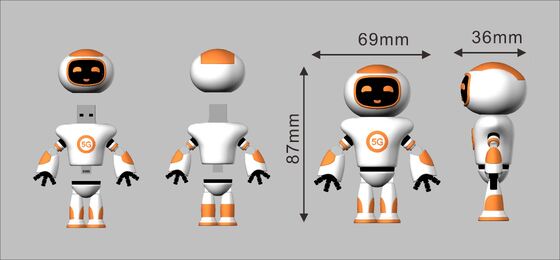 Милые форменные миньоны мультяшный персонаж ПВК флэш-накопитель USB 2,0 и 3,0