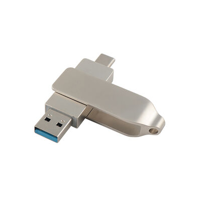 Корпус в стиле ретро, ​​серебристый цвет, USB TYPE C, 128 ГБ, 256 ГБ, высокоскоростной USB, размер 71,4*16,8*10,1 мм