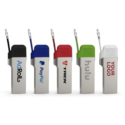 USB-флеш-накопитель типа c с USB A с небольшой металлической крышкой-цепочкой, может лазером и печатать логотип, быстрая скорость 3,2 USB и 3,1 USB