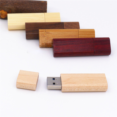 Usb клена ODM бамбуковый вставляет деревянный внезапный привод 2,0 3,0 256GB с талрепом