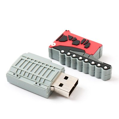 мягкий изготовленный на заказ напечатанный USB 8M/s 2D управляет подарком 256GB для рекламы