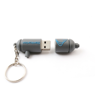 2,0 мягкий PVC 3,0 персонализированных 15MB/S подгонял приводы Usb с кольцом для ключей