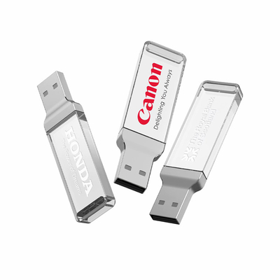 Акриловое ручки 2,0 USB UDP внезапные Кристл 8GB 128GB прозрачное