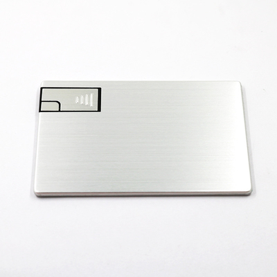 Ручки 16GB 32GB ROSH USB кредитной карточки металла 2,0 серебра одобрили