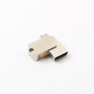 Логотип лазера приводов 32GB 16GB 8GB USB андроида серебряный OTG внезапный