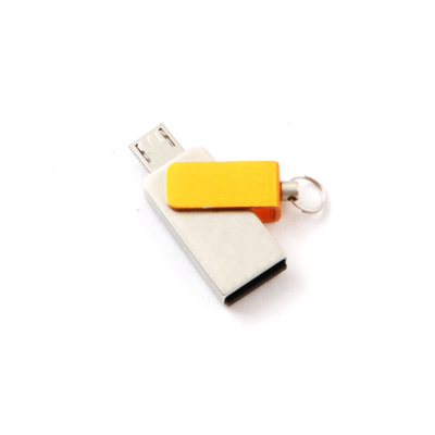 Порт UDP быстрой скорости 16GB металла 2,0 ручки USB андроида микро- OTG