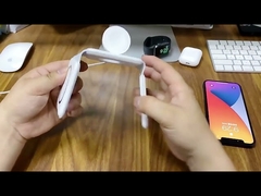 3 In 1 Wireless Charger With Magnetic Foldable Fast Wireless Charging Pad