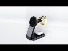 Складный радиотелеграф поручая 3 в одной быстрой обязанности 15W черно-белой